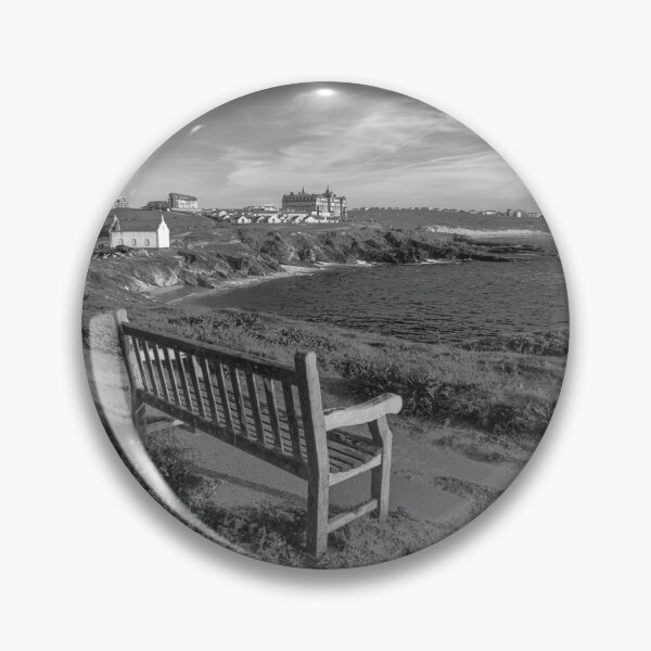 Item preview, Newquay Coast black and white designed and sold by Alisonchambers2.