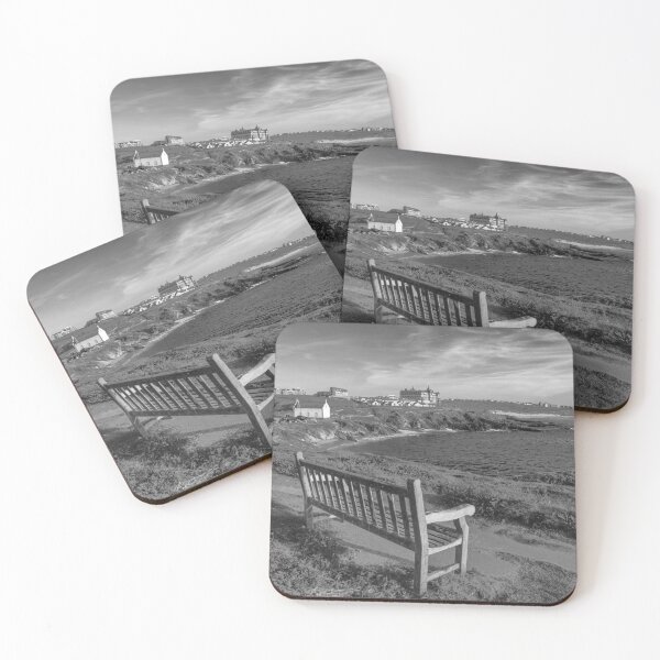 Item preview, Newquay Coast black and white designed and sold by Alisonchambers2.