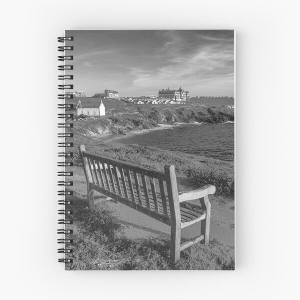 Item preview, Newquay Coast black and white designed and sold by Alisonchambers2.