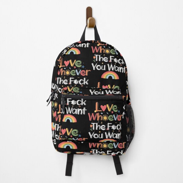Item preview, Love Whoever The F Ck You Want LGBTQ Rainbow Pride Hearts designed and sold by Filek-mable.