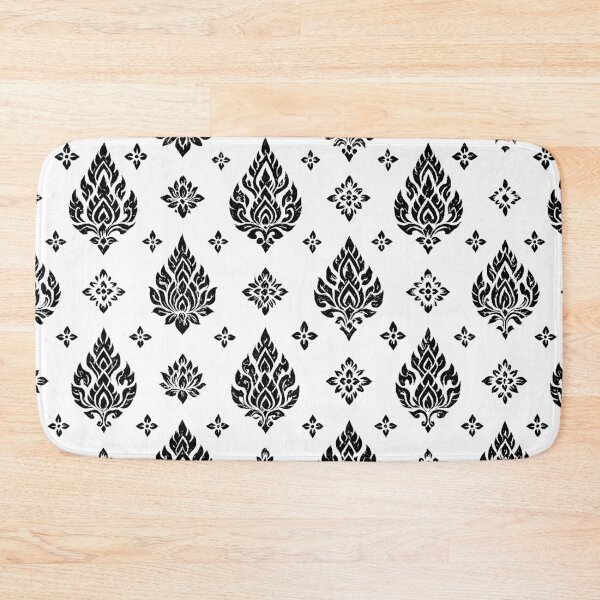 Item preview, Thai Luxury Seamless Pattern – Gold Kanok Design on Dark Navy Background designed and sold by HAFIZ-DP.