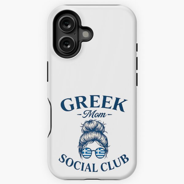 Item preview, Women Greek Mom Social Club Trendy Greek Mom designed and sold by Blok45.