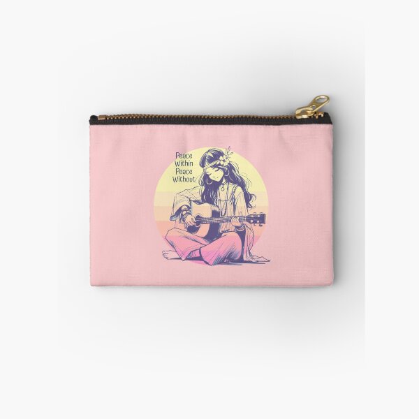 Item preview, Retro Hippie Style Folk Singer designed and sold by EllyArtStudio.