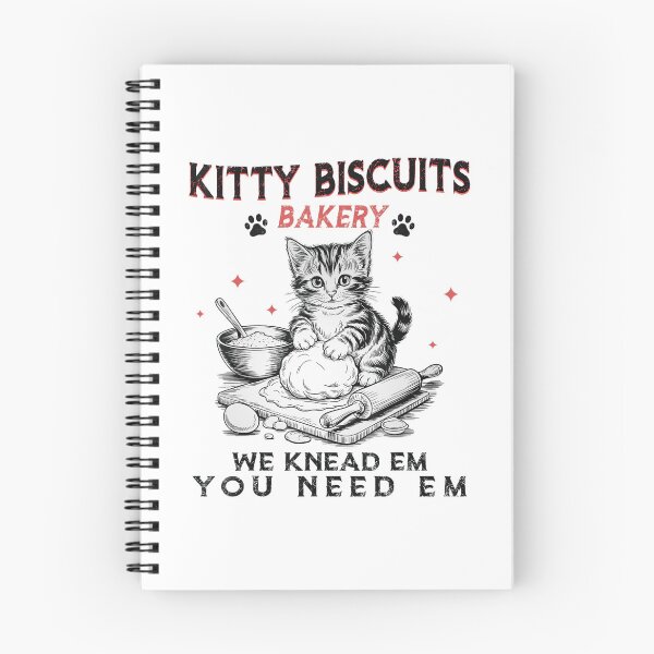 Item preview, Kitty Biscuits We Knead Em You Need Em Cat Lover Baking Retro designed and sold by Cute-Collection.