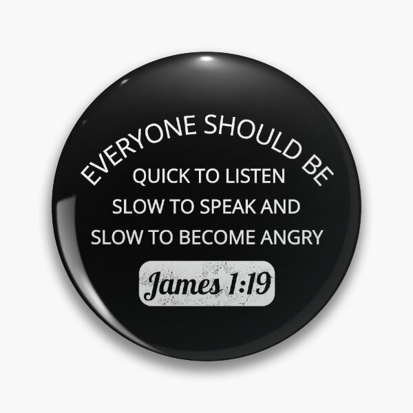 Item preview, Hear, Speak, Be Calm - James 1:19 designed and sold by MoriaStore.