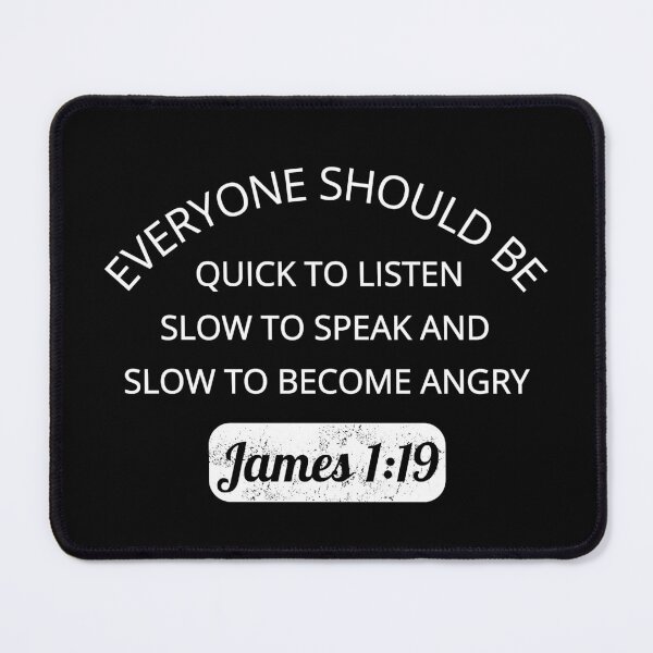 Item preview, Hear, Speak, Be Calm - James 1:19 designed and sold by MoriaStore.