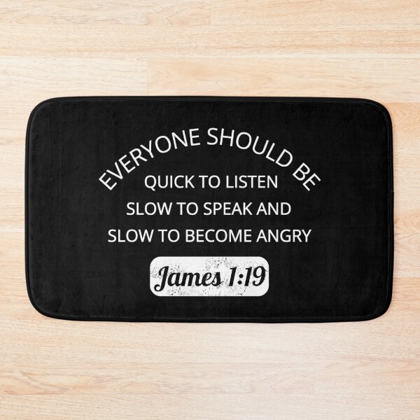 Item preview, Hear, Speak, Be Calm - James 1:19 designed and sold by MoriaStore.