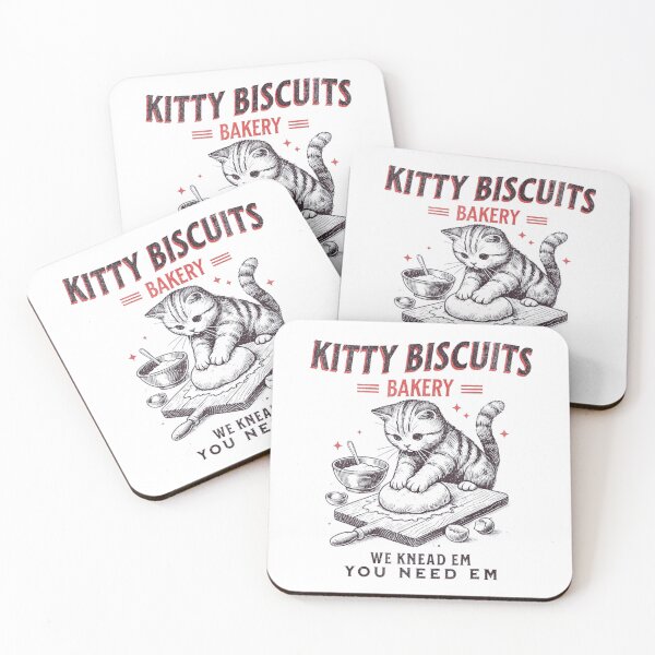 Item preview, Kitty Biscuits We Knead Em You Need Em Cat Lover Baking designed and sold by Cute-Collection.