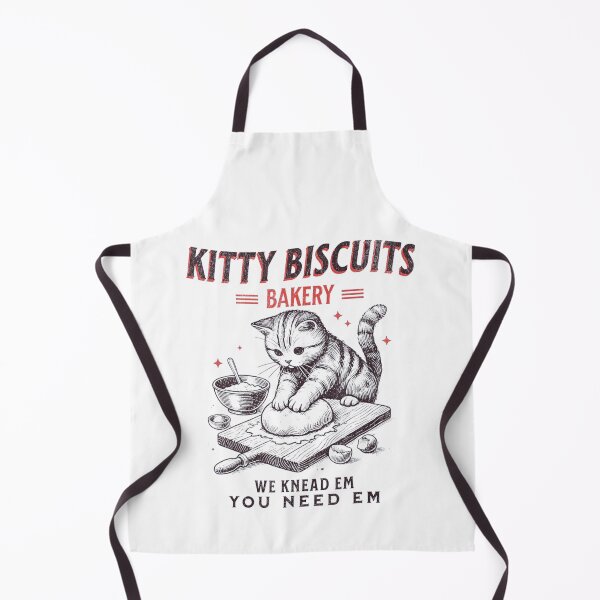 Item preview, Kitty Biscuits We Knead Em You Need Em Cat Lover Baking designed and sold by Cute-Collection.