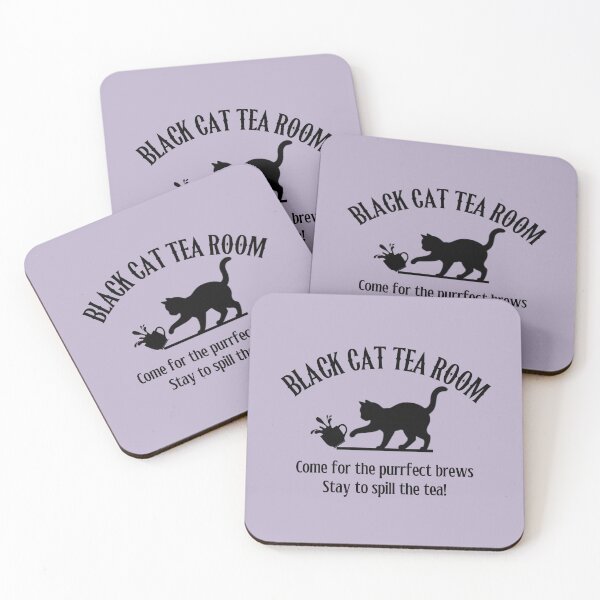 Item preview, Black Cat Tea Room designed and sold by MannyShop.