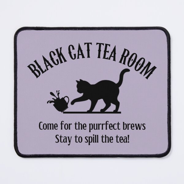 Item preview, Black Cat Tea Room designed and sold by MannyShop.