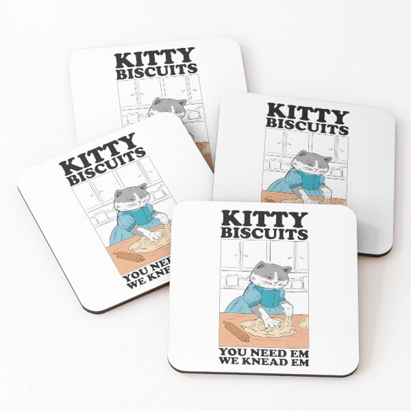 Item preview, Kitty Biscuits We Knead Em You Need Em Cats Baking designed and sold by Cute-Collection.