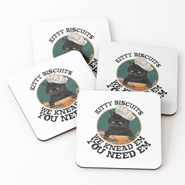 Item preview, Kitty Biscuits We Knead Em You Need Em Funny Cat Baking designed and sold by Cute-Collection.