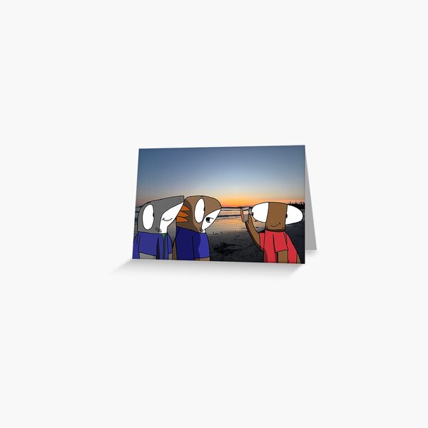 Item preview, Taking a picture at the beach designed and sold by SharkeyArtist.