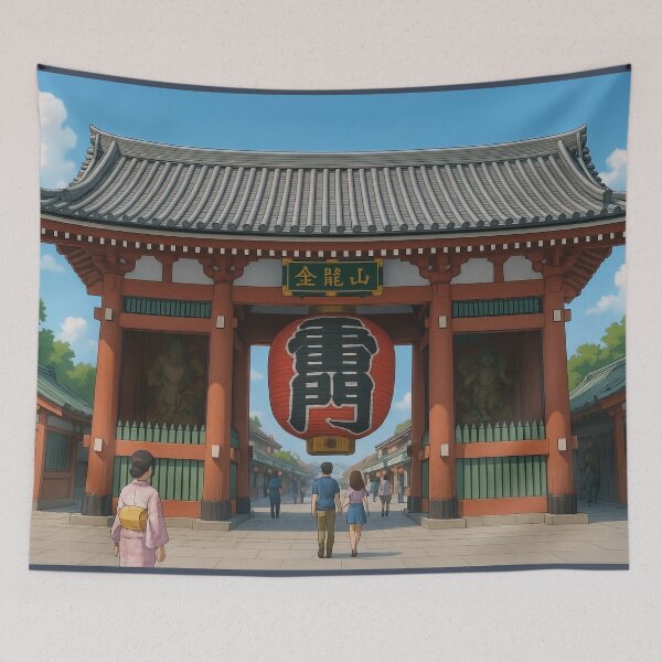 Item preview, The Kaminarimon Gate of Asakusa Sensoji Temple designed and sold by Takeda-art.