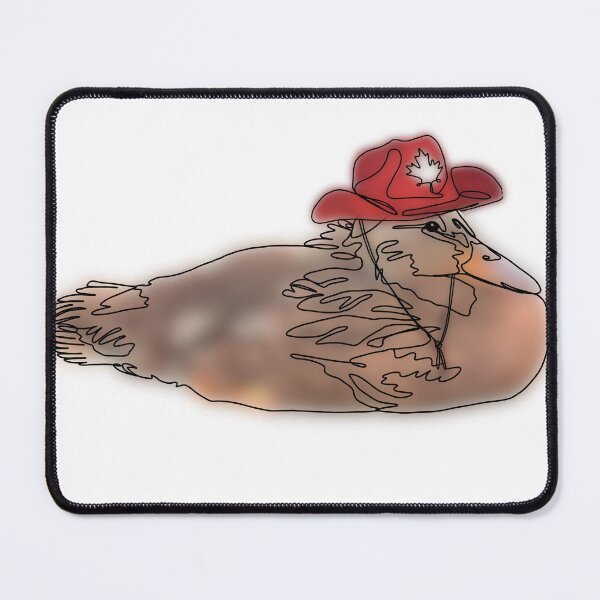 Item preview, Funny Duck in Canadian Cowboy Hat – animalsinhats designed and sold by Ashley’sAnimalz.