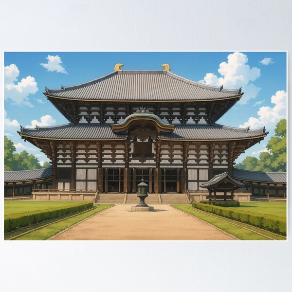 Item preview, Todaiji Temple at Nara designed and sold by Takeda-art.