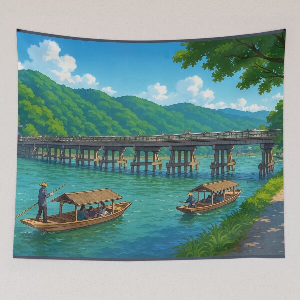 Item preview, Togetsukyo Bridge at Arashiyama designed and sold by Takeda-art.