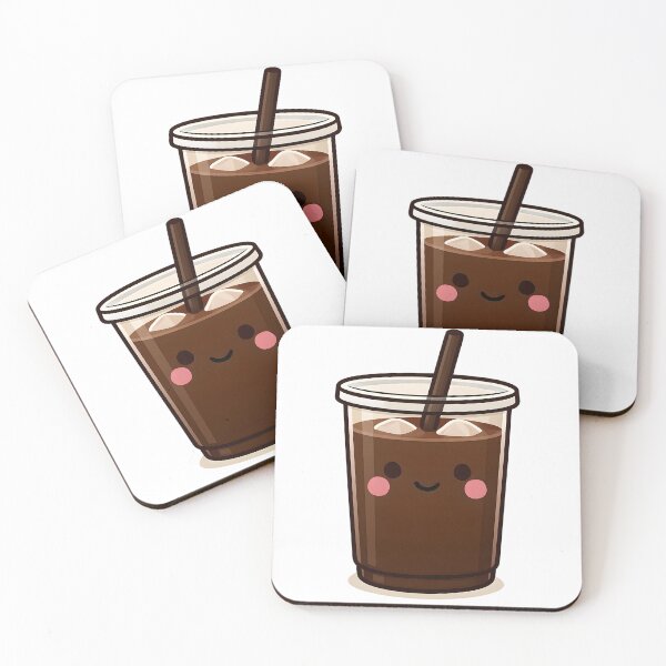 Item preview, iced Americano illustration designed and sold by Hallyu Bubble.