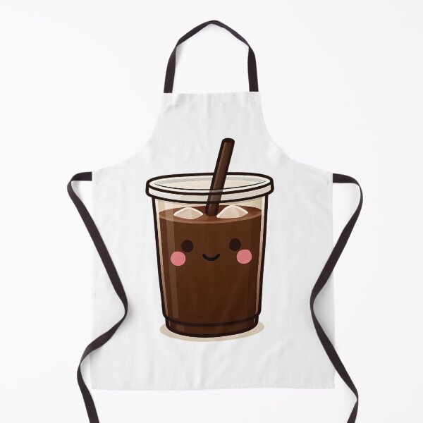Item preview, iced Americano illustration designed and sold by Hallyu Bubble.