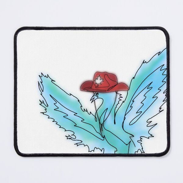 Item preview, Blue Fiery Phoenix in Canadian Cowboy Hat – animalsinhats designed and sold by Ashley’sAnimalz.