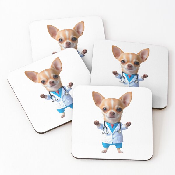 Item preview, Physician Chihuahua Funny Doctor Dog Art for Pet Lovers designed and sold by Fredster1966.