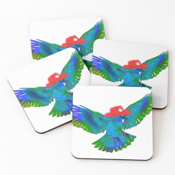 Item preview, Blue Magpie in Canadian Cowboy Hat – animalsinhats designed and sold by Ashley’sAnimalz.
