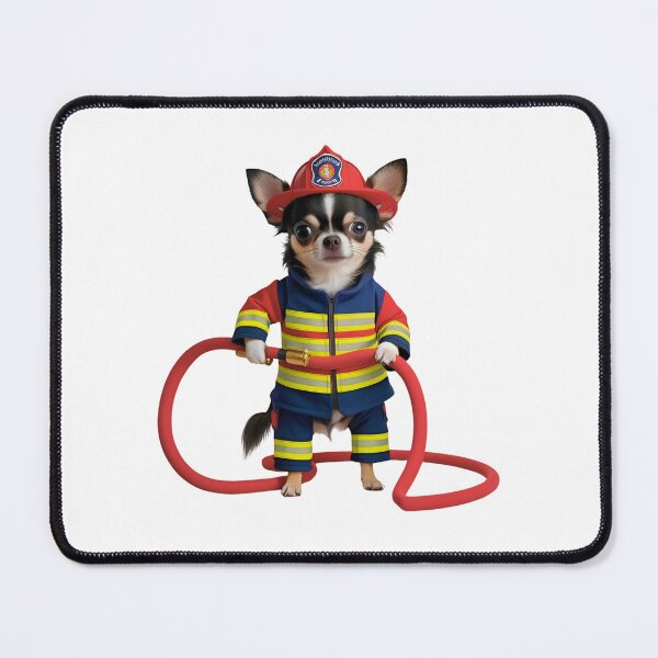 Item preview, Firefighter Chihuahua Funny Rescue Dog Design for Dog Lovers designed and sold by Fredster1966.