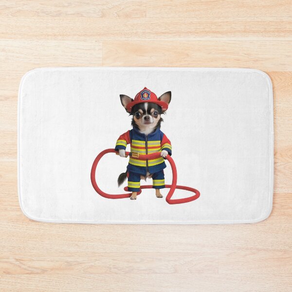Item preview, Firefighter Chihuahua Funny Rescue Dog Design for Dog Lovers designed and sold by Fredster1966.
