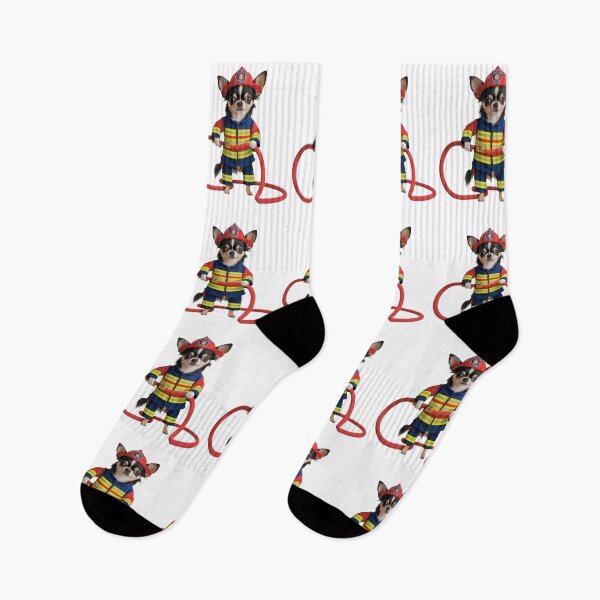 Item preview, Firefighter Chihuahua Funny Rescue Dog Design for Dog Lovers designed and sold by Fredster1966.