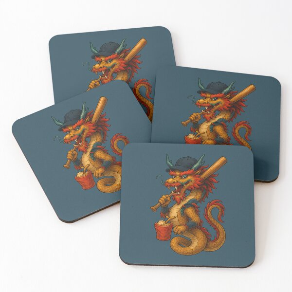 Item preview, Baseball Dragon – Sport & Snack Fusion designed and sold by AleTot.