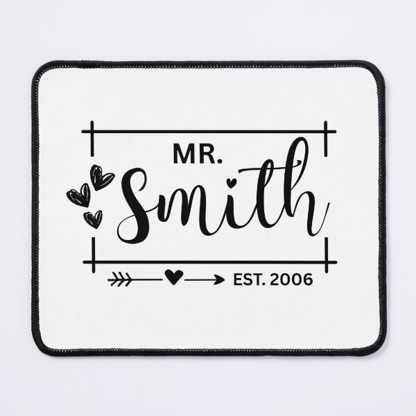 Item preview, Mr. Smith Estimated 2006 - 19th Wedding Anniversary Gift for Him Hubby Men designed and sold by Mozaic Clothes.