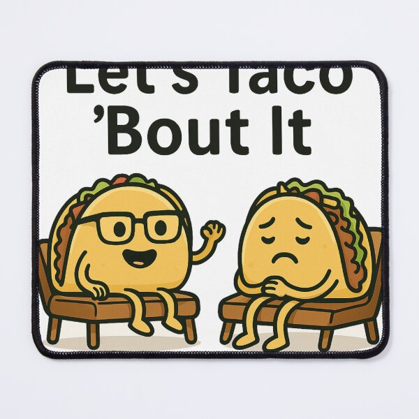 Item preview, Let’s Taco 'Bout It designed and sold by Geekeando.