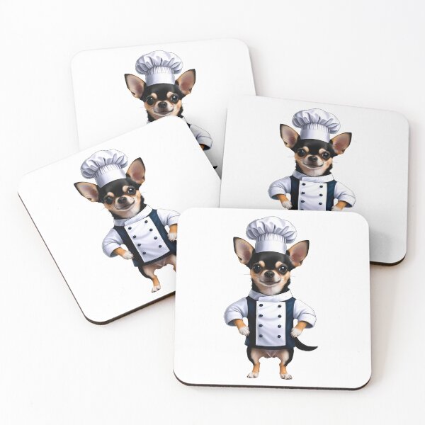 Item preview, Chef Chihuahua Cute Dog Cooking Art for Foodie Pet Lovers designed and sold by Fredster1966.