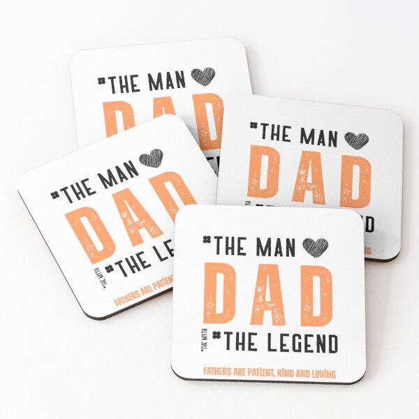 Item preview, "Dad: The Man, The Legend – Heartfelt Father's Day Vintage Design" designed and sold by GloboStyle Design .