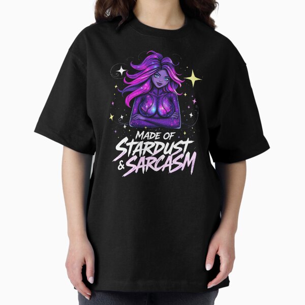 Item preview, Stardust and Sarcasm Galaxy Girl – Cosmic Attitude Art designed and sold by gtrock.