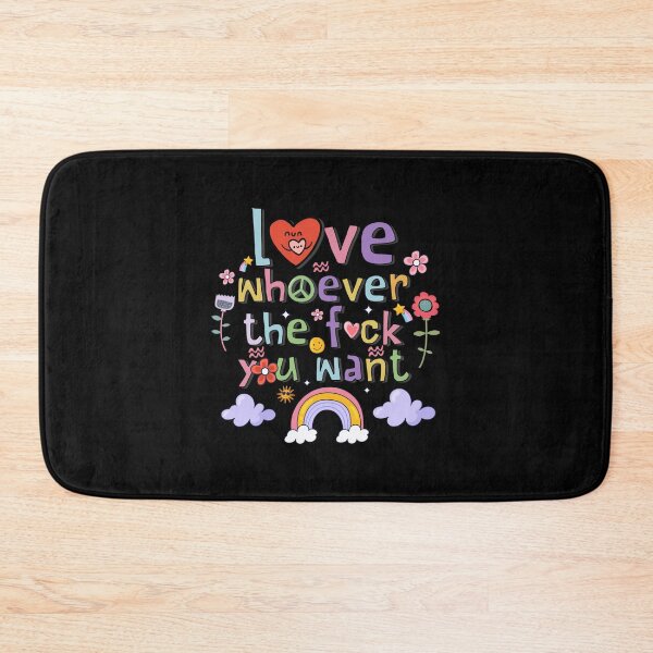 Item preview, Love Whoever The Fuck You Want Flowers Colorful designed and sold by Filek-mable.