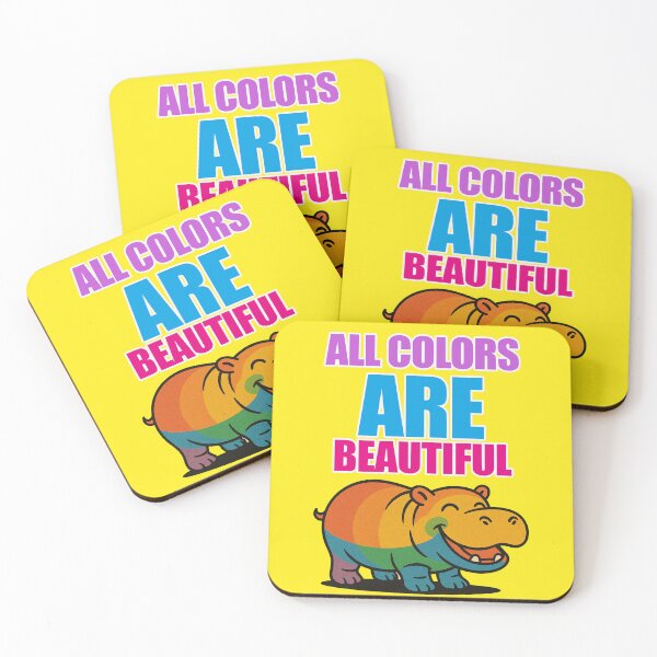 Item preview, Colorful pygmy hippo celebrates Pride Month designed and sold by Mauswohn.