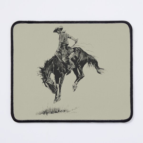Item preview, Western Cowboy Sketch PAIR | Vintage Wall Art designed and sold by DuneHaicna.