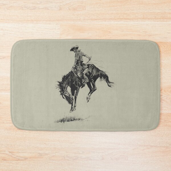 Item preview, Western Cowboy Sketch PAIR | Vintage Wall Art designed and sold by DuneHaicna.