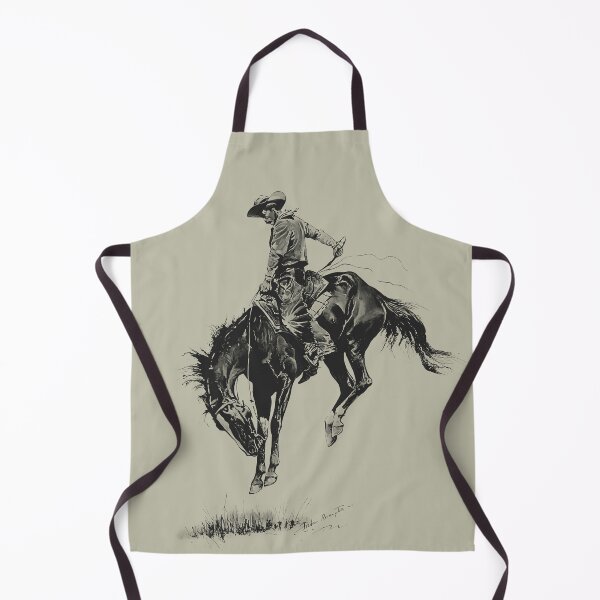 Item preview, Western Cowboy Sketch PAIR | Vintage Wall Art designed and sold by DuneHaicna.