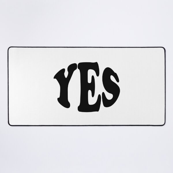 Item preview, yes grey text simple sticker designed and sold by Artist-Bhumi.