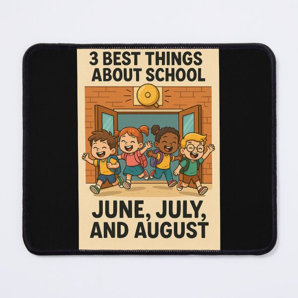 Item preview, 3 Best Things About School – Summer Break Fun! designed and sold by MySheetMusicArt.