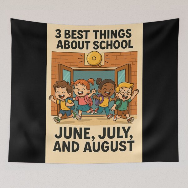 Item preview, 3 Best Things About School – Summer Break Fun! designed and sold by MySheetMusicArt.