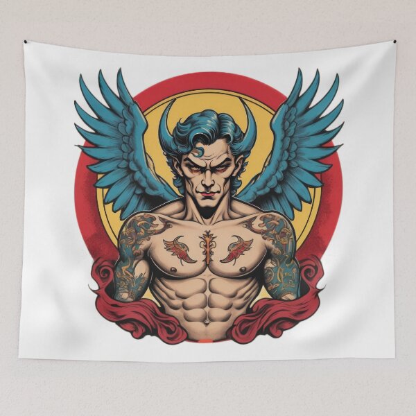 Item preview, Superhero Demon angel Lucifer ,Angel,angel art,divine power,Superhero designed and sold by Expressions-Sel.