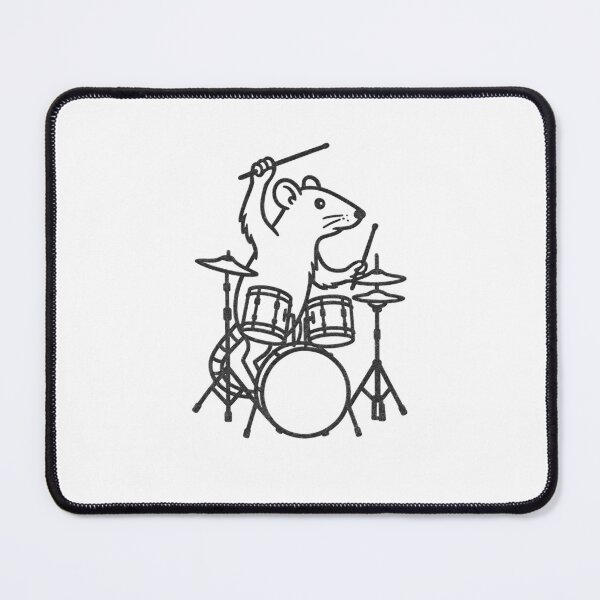 Item preview, Funny Rat Drummer Drumming Drums Music Lover Boys Girls designed and sold by rafaeltto.