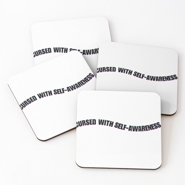 Item preview, Cursed with Self-Awareness – Ironic Relatable Quote designed and sold by EverMuse_0_0.