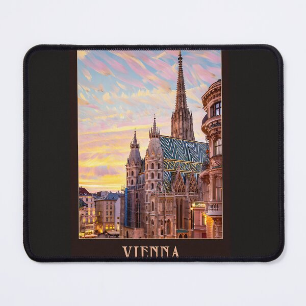 Item preview, ienna Travel Poster – St. Stephen’s Cathedral at Sunset designed and sold by Gooos.