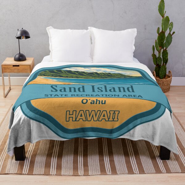 Item preview, Sand Island State Recreation Area, Oʻahu Island, Hawaii designed and sold by Wanderful-roads.