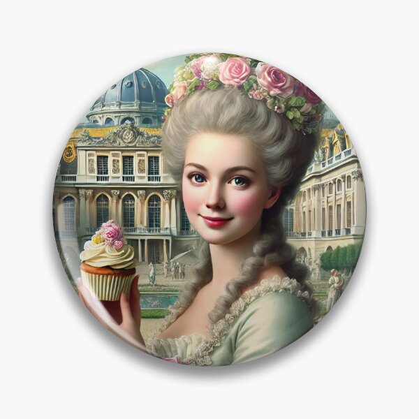Artikelvorschau, Die französische Königin Marie Antoinette mit einem Cupcake im Schloss von Versailles entworfen und verkauft von bushwombat.